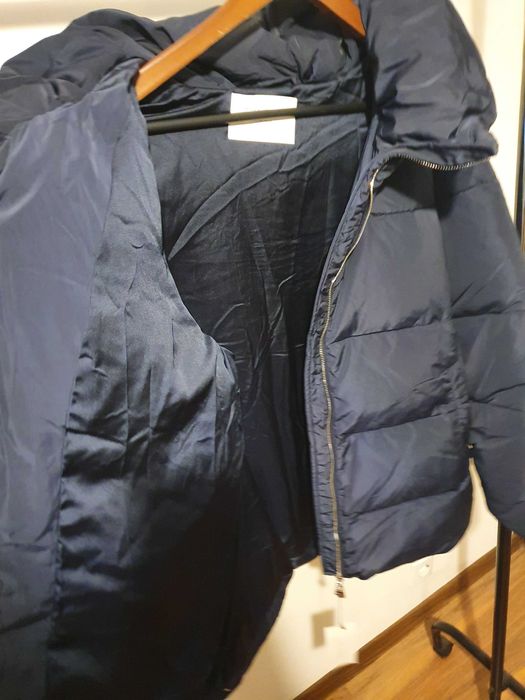 Parka / jacheta matlasata dama ZARA bleumarin mar XL - NOUA