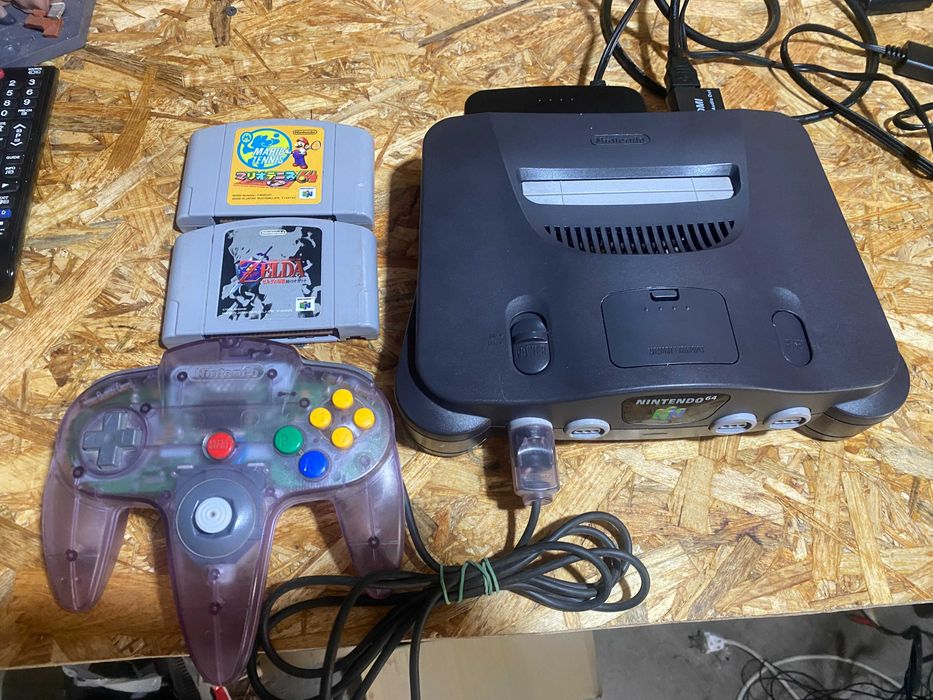 Nintendo 64 N64 (Япония, 220V) + HDMI + 2 оригинальных картриджа-