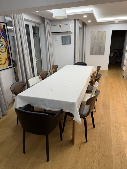 Маса разтегателна  естествен дъб 200/100 : 290/100