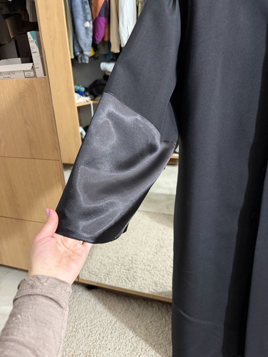 Roba de avocat cu accesorii, bumbac, negru