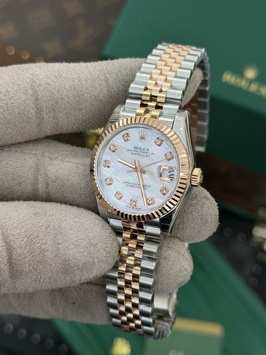 Rolex Date-Just 31 Everose Mother of Pearl Dial
