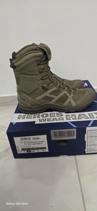 Кубинки Black Eagle Haix Athletic 2.1 GTX high