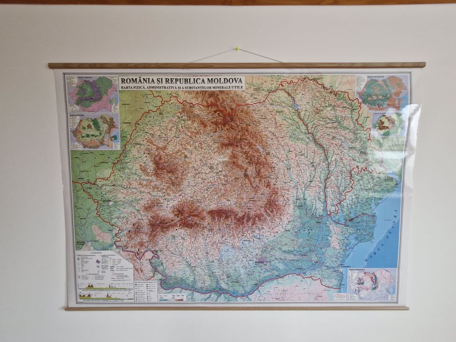 Harta României și a Moldovei