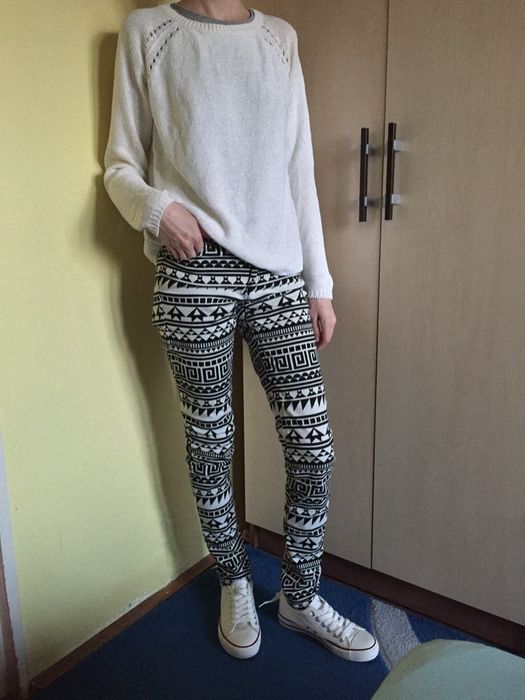 Pulover alb basic