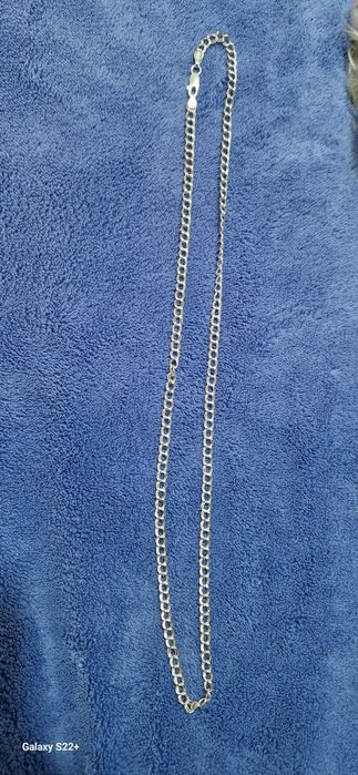 Сребърен кръст и сребърен синджир