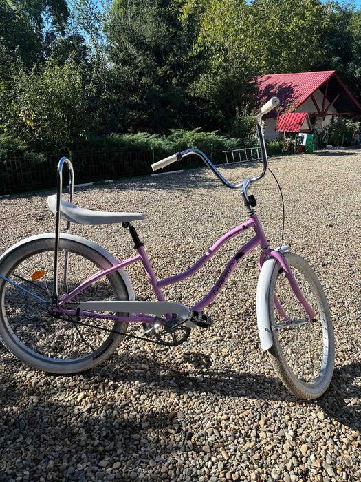 Bicicleta pentru fete Roz/Negru  CITY Carpat Liberta