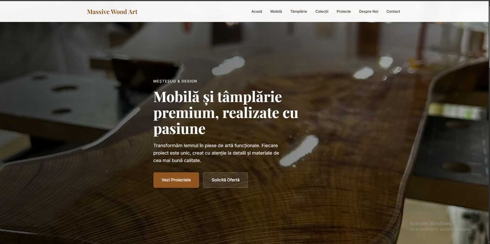 Creez site-uri custom