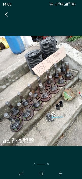 Piese freza grapă rotativa pinion slamAx.