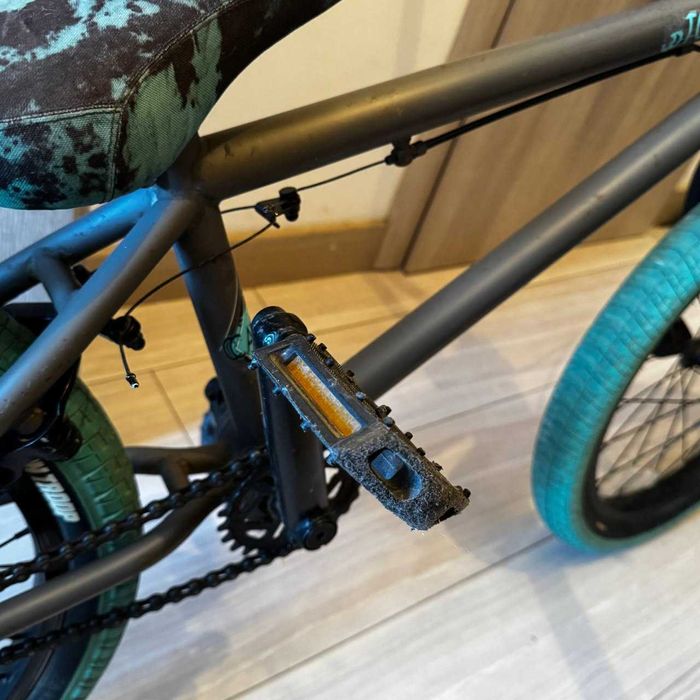 Bicicletă BMX 20" Stolen CASINO 2 phosphate raw/caribbean green