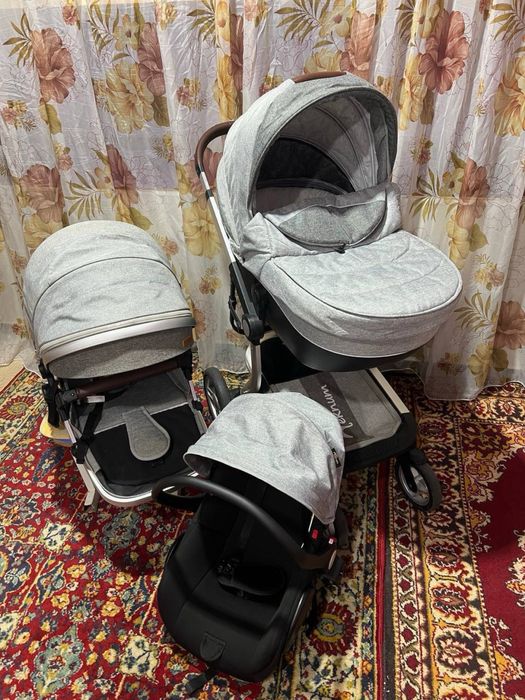 Коляска 3 в 1 в хорошем состоянии