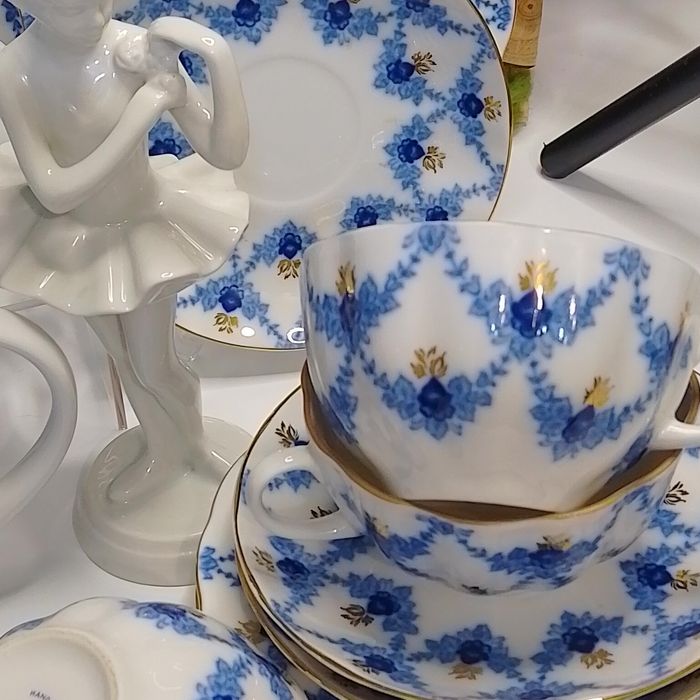 Руски порцелан ЛФЗ сервиз за чай