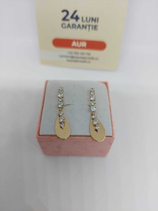 Cercei 14k 3.43gr [35362.10/30 Pacurari 2] Garantie 2 ani!