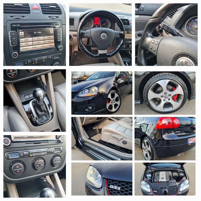 VW Golf GTI ~ Automată DSG ~ 2.0 Benzină - 200 CP ~ Navi , Piele , Klimă , Jante R18 ~ Import Germania ~ IMPECABILĂ