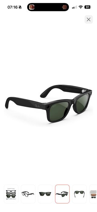 Смарт-очки Ray-Ban Meta Wayfarer Gen 2