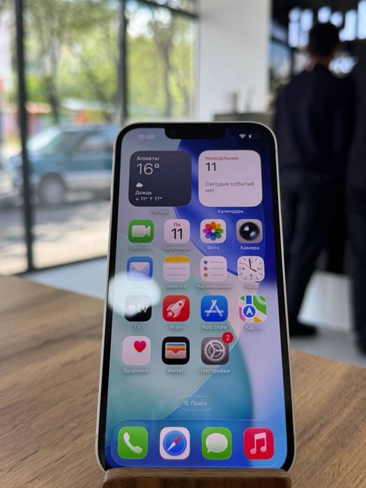 iPhone 14•256GB/100%White Айфон 14•256ГБ/100%Ақ