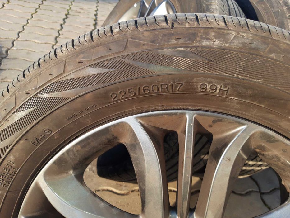 алуминиеви джанти със зимни гуми 225х60х17