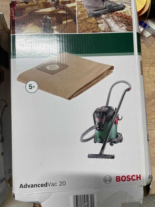 Saci de hârtie pentru aspirator Bosch 2609256 °F33, Cedvac 20