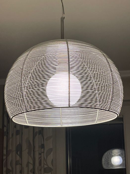 НОВ Стилен Полилей- метал, цвят инокс