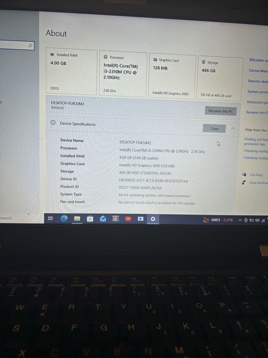 Laptop office se misca bine