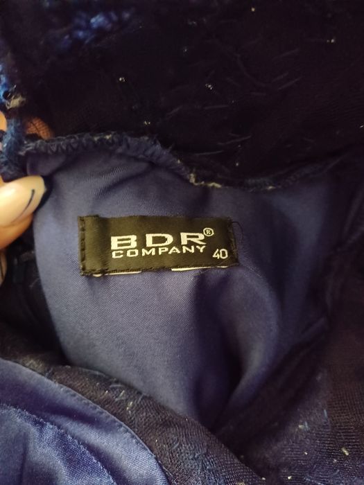 Абитуриентска  рокля тъмносиня