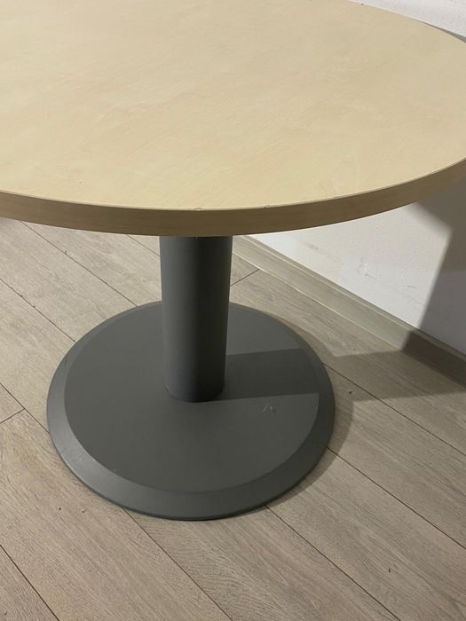 5 Buc. Masă Rotundă, Diametru Blat 90 cm; Masă de Lucru Birou