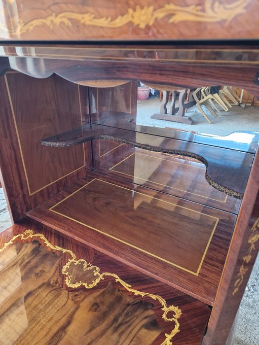 Уникален голям антикварен френски шкаф скрин бар