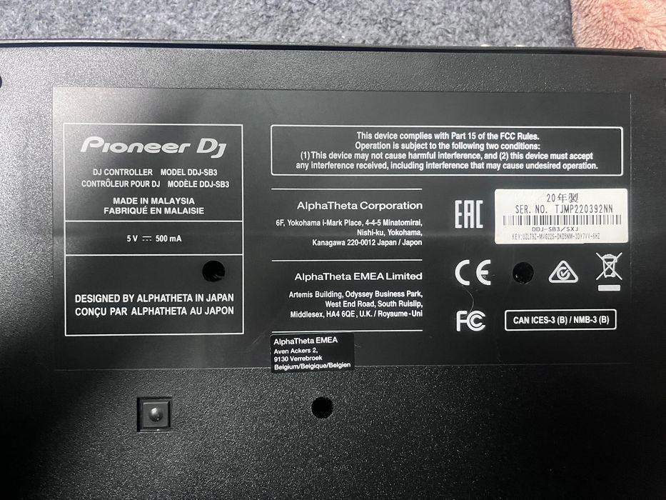 Consola Pioneer ddj-sb4