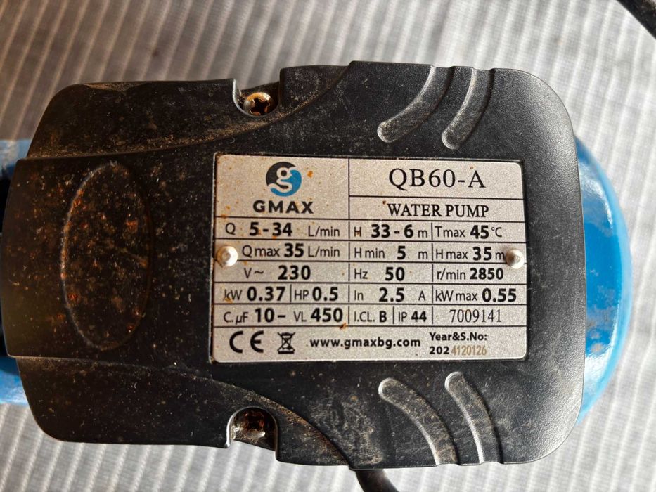 Градинска водна  помпа