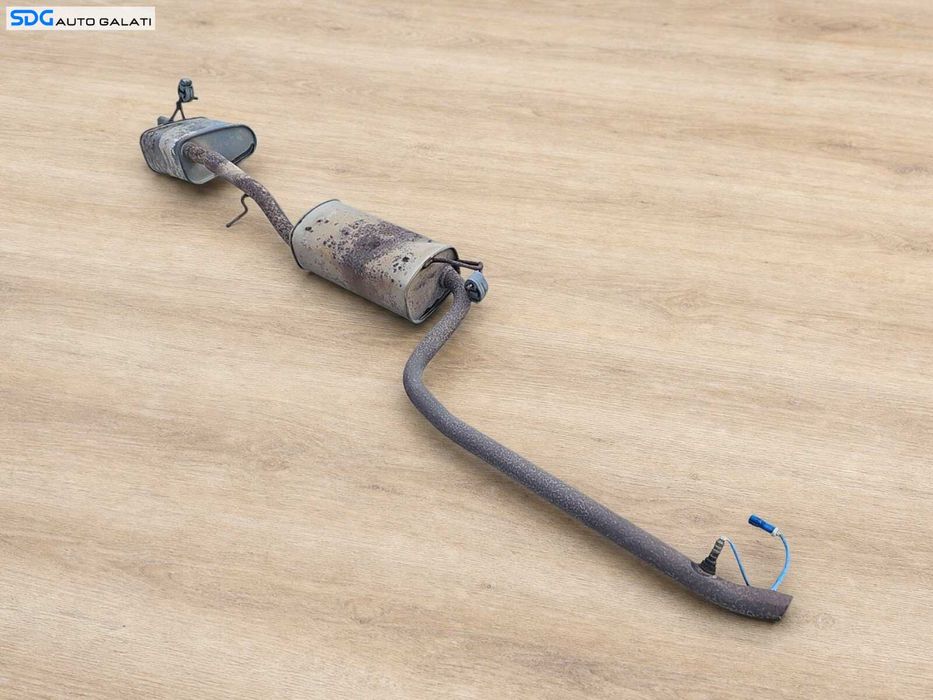 Ansamblu Complet Evacuare Toba Tobe Teava Esapament Intermediara Finala cu Sonda Lambda Ford Focus 1 1.6 Benzina 1998 - 2004 Cod AM98AB-5230-G1M, AM98AB-5K244-A1FM [LN2271]