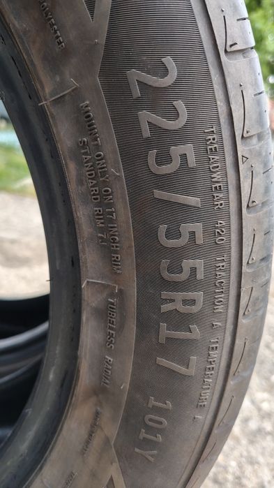 4бр.ПОЧТИ НОВИ Летни Гуми Prinx Aquila Pro 225/55R17 101Y XL