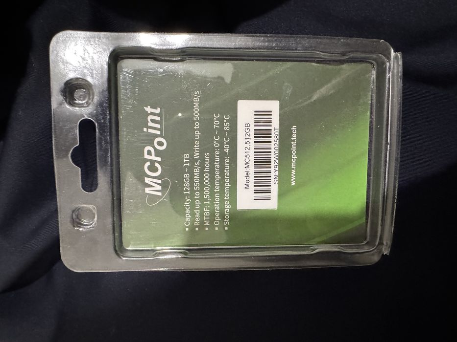 Ssd 521gb новый mcpoint