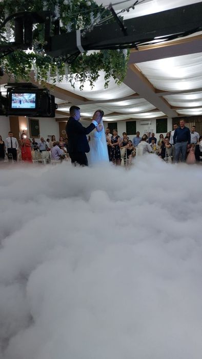 Fum greu cabina foto gheata carbonică artificii