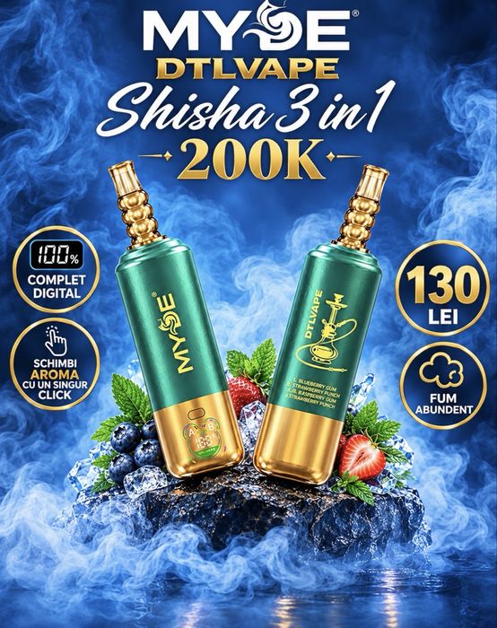 MYDE DTLVAPE Shisha 3 în 1 - 200K