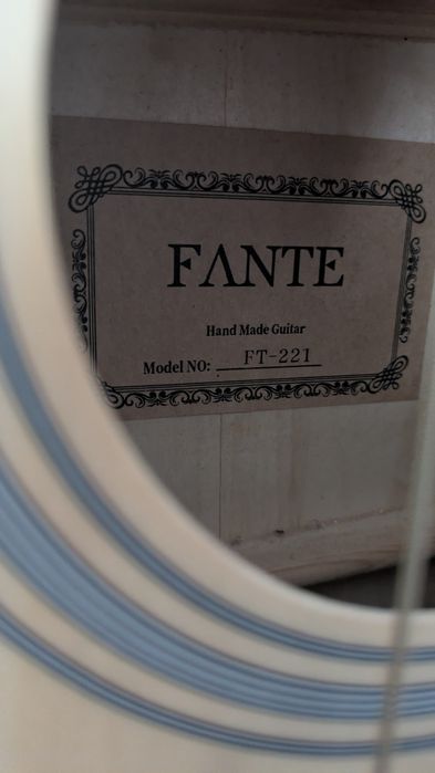 Аккустическая гитара фирма Fante