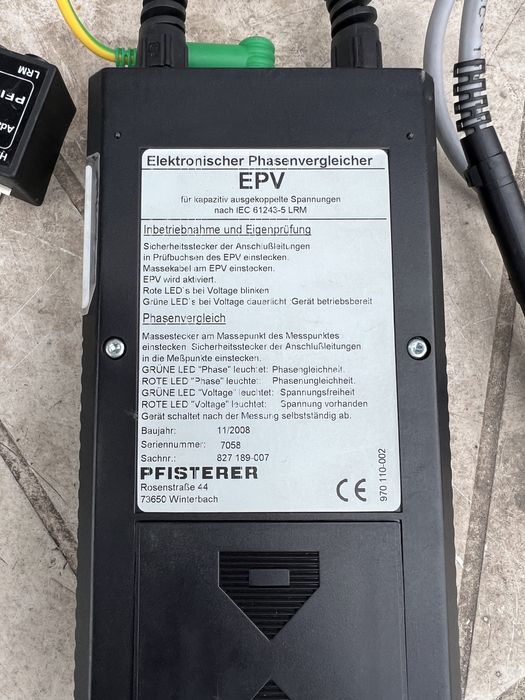 Comparatorul de fază Pfisterer EPV