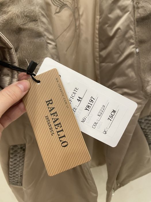 бренд Rafaello куртка воротник норка