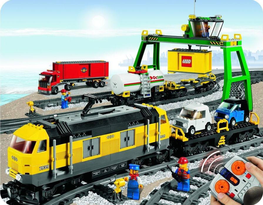 Lego 7939 LEGO City 7939 Cargo Train lego влак