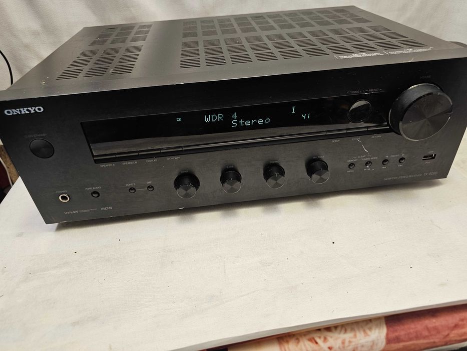 Receiver Stereo Retea Onkyo TX 8050 Network USB Optic Coaxial Phono Zone 2