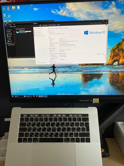 MacBook Pro 2018 без дисплея