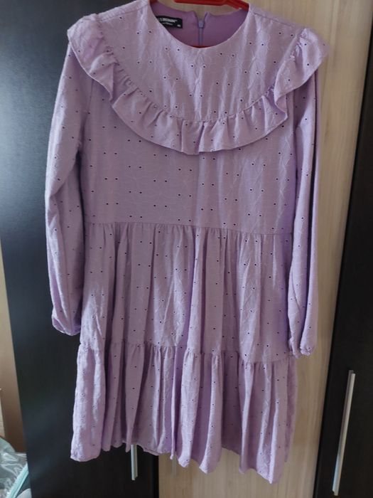 Рокля в лилав цвят