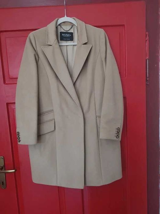 Max & Co Palton din lana si casmir nr.38 camel