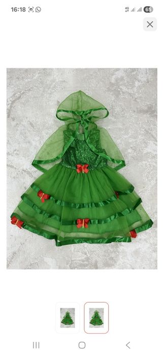 Карнавальные костюм Елочка