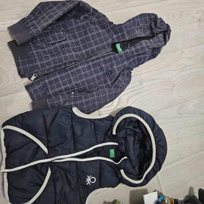 Яке и елек Бенетон за момче 80 размер