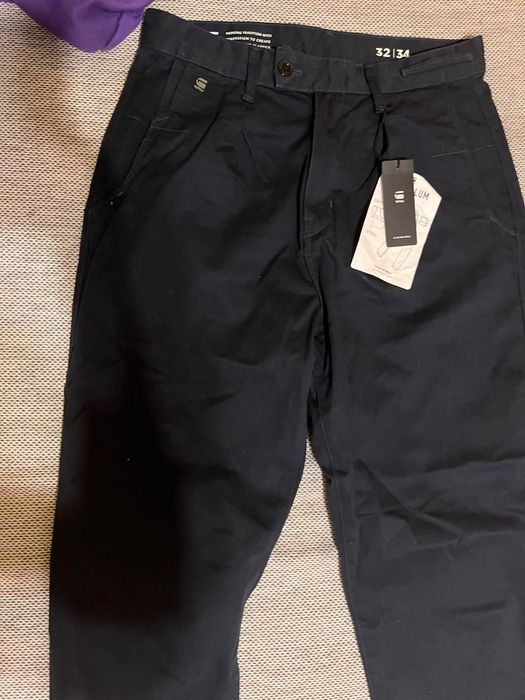 G-star RAW worker chino relaxed salute панталони сини