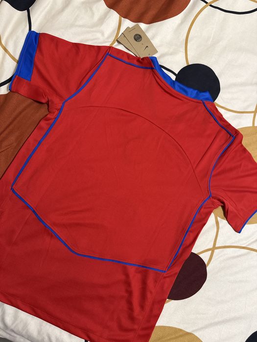 Tricou PSG third kit rosu sezonul nou fotbal