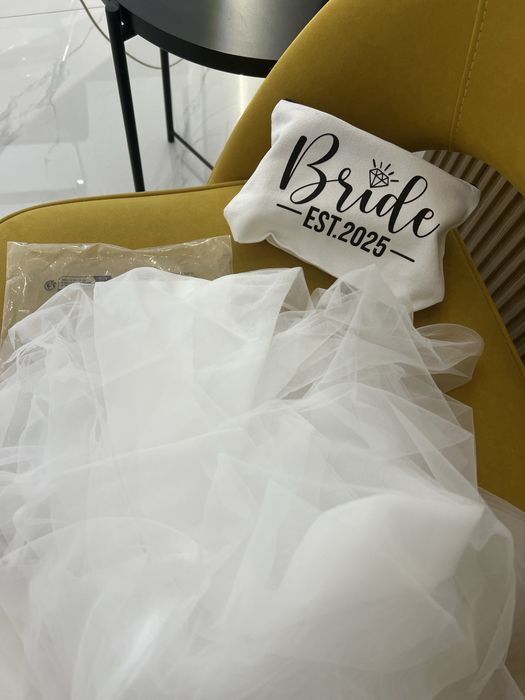 Фата двойная новая