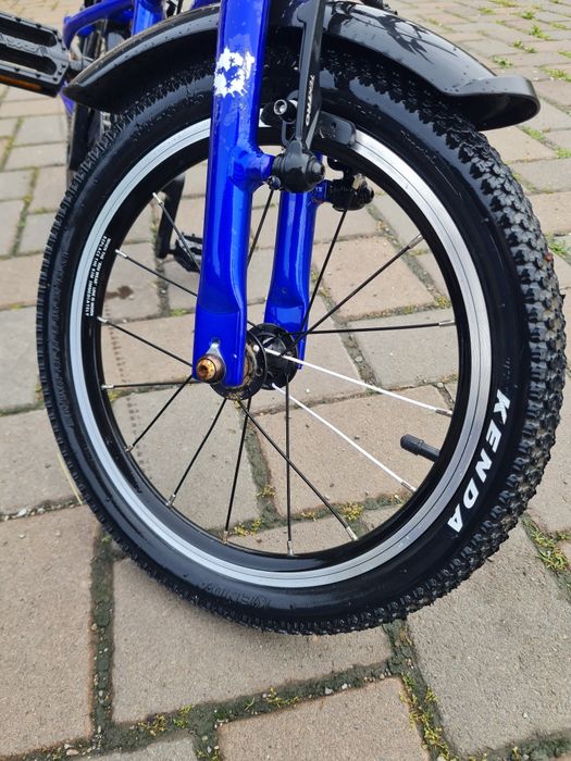 Bicicleta copii Frog 44, 16', pentru 4-5 ani, albastru