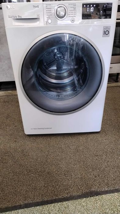 A+++ Сушилня с термопомпа LG-ЛГ 8 кг Auto Cleaning Condenser