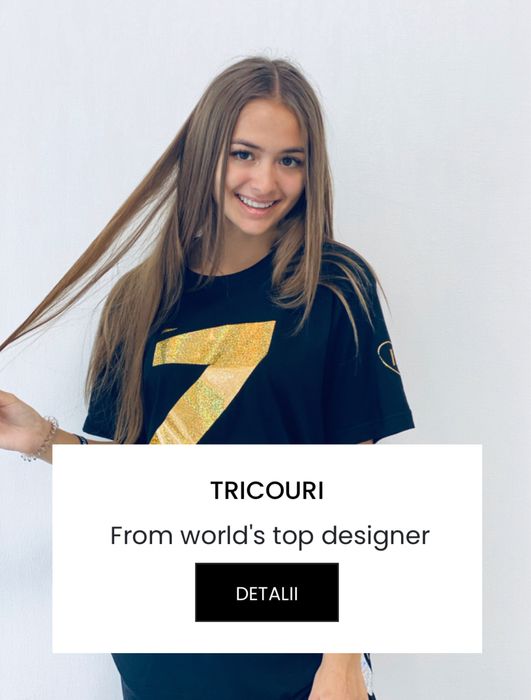 Tricou Iuliana Beregoi Z Generation Auriu M