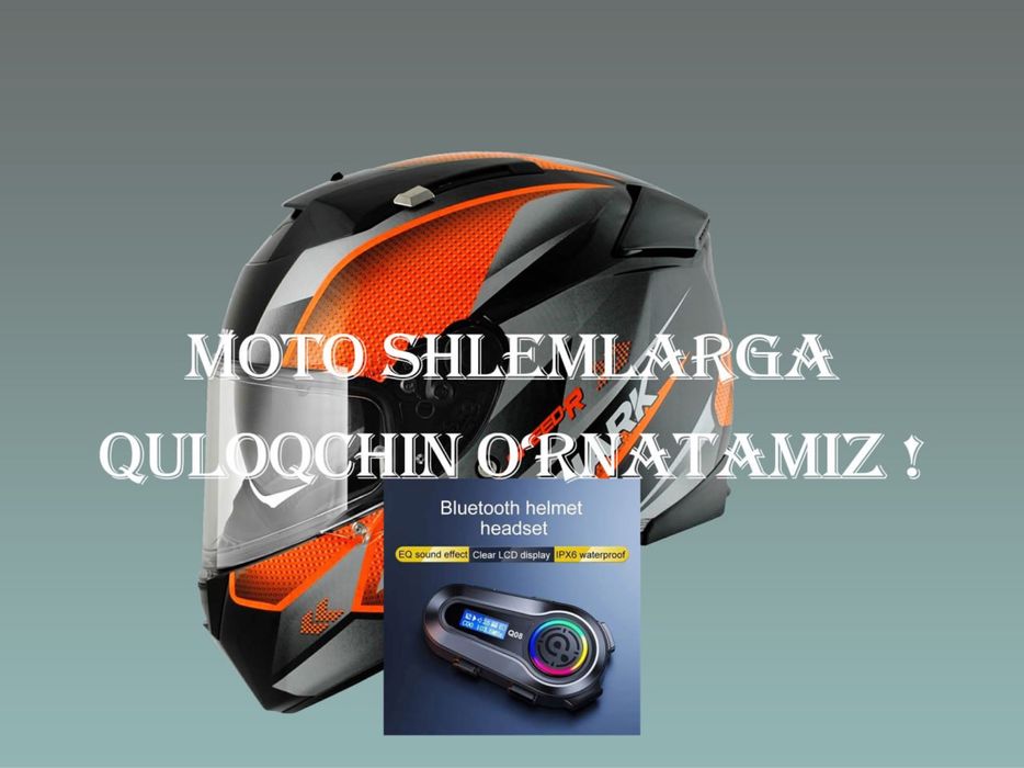 Moto Shlemlar uchun Naushnik || Наушник